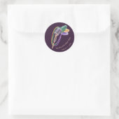 Mardi Gras Jazz Microfoon Aangepaste Stickers (Tas)
