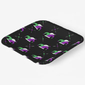 Mardi Gras Jester Pet Patroon Bord (Gebogen)