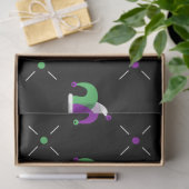 Mardi Gras Jester Pet Weefselpapier Tissuepapier (Geschenk)