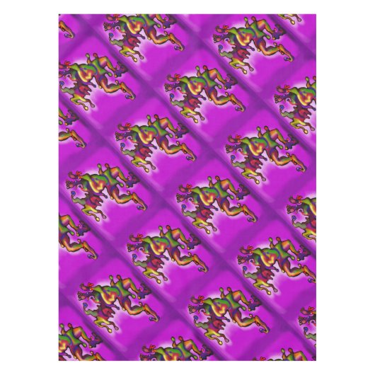 Mardi Gras Jester Tafelkleed (Voorkant)