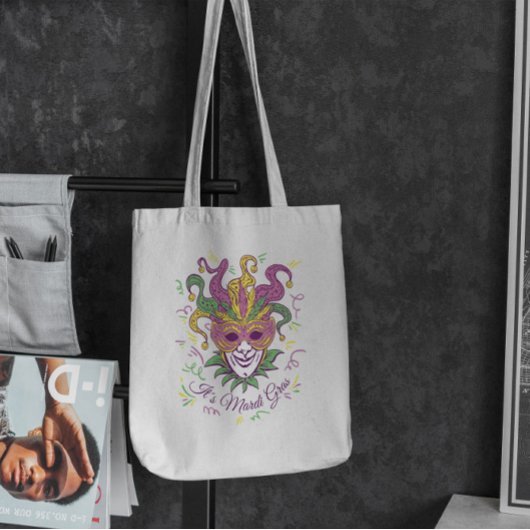 Mardi Gras Jester Tote Bag