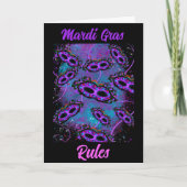 Mardi Gras Kaart (Voorkant)