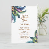 Mardi Gras Kaart (Staand voorkant)