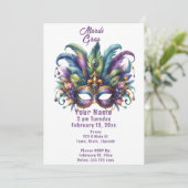 Mardi Gras Kaart (Staand voorkant)