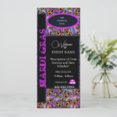 MARDI GRAS KAART (Staand voorkant)