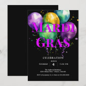 Mardi Gras Kaart (Voorkant / Achterkant)