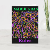 Mardi Gras Kaart (Voorkant)