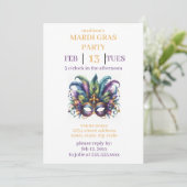 Mardi Gras Kaart (Staand voorkant)