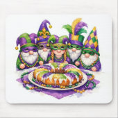 Mardi Gras Kabouterfeest Met Koningentaart Muismat (Voorkant)