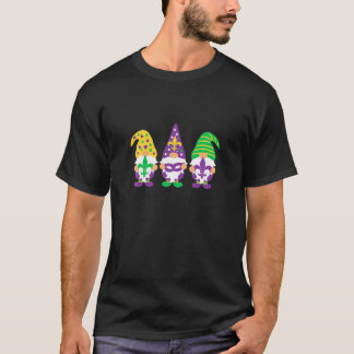 Mardi Gras-kabouters met masker houden van Mardi G T-shirt