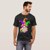 Mardi Gras-kabouters met masker Liefde Mardi Gras  T-shirt (Voorkant volledig)