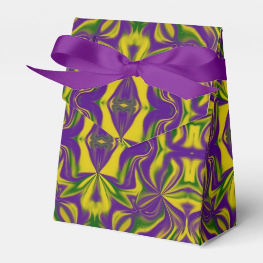 Mardi Gras Kaleidoscope Bedankdoosjes (Voorkant Zijde)