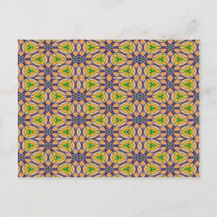 Mardi Gras Kaleidoscope Briefkaart