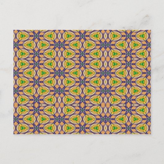Mardi Gras Kaleidoscope Briefkaart (Voorkant)