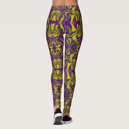 Mardi Gras Kaleidoscope Leggings (Achterkant)