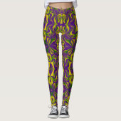 Mardi Gras Kaleidoscope Leggings (Voorkant)
