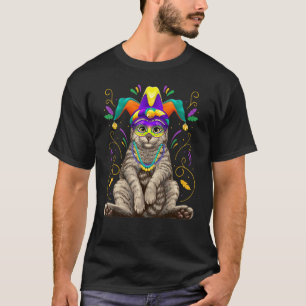 Mardi Gras Kat Nola New Orleans Louisiana  Kat Kos T-shirt