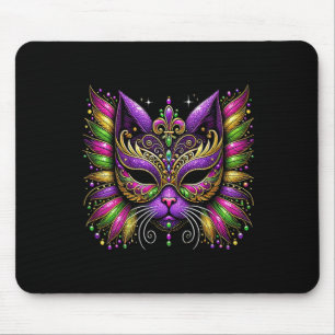 Mardi Gras kattenmasker New Orleans vrouwen kinder Muismat