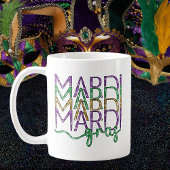 Mardi Gras keramische Mok