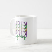 Mardi Gras keramische Mok (Voorkant links)