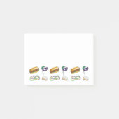 Mardi Gras Ketting Beads Bourbon Street NOLA Post-it® Notes (Voorkant)