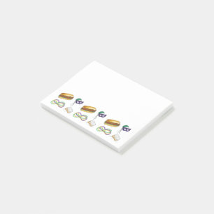 Mardi Gras Ketting Beads Bourbon Street NOLA Post-it® Notes