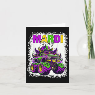 Mardi Gras Kinder Outfit Monster Truck 2025 Peuter Kaart