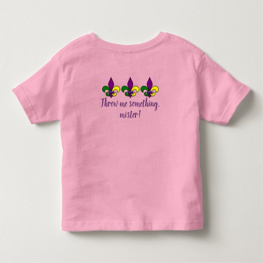 Mardi Gras Kinder Shirts (Achterkant)