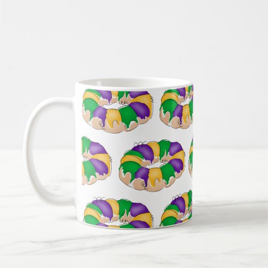 Mardi Gras King Cake Mok (Links)