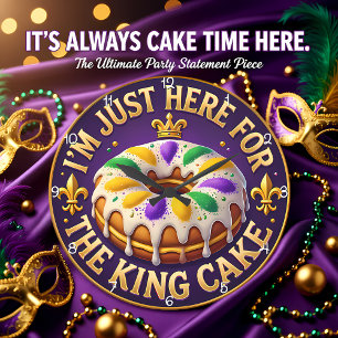 Mardi Gras King Cake-viering Grote Klok