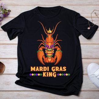 Mardi Gras King Crawfish T-shirt