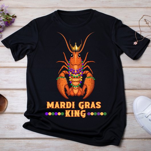 Mardi Gras King Crawfish T-shirt