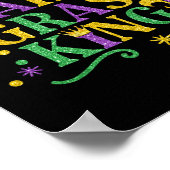 Mardi Gras King Fun Parade Mardi Gras Carnival Cos Poster (Hoek)