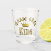 Mardi Gras King Shot Glas (Voorkant)
