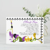 Mardi Gras King's Court Kaart (Staand voorkant)