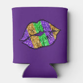 Mardi Gras Kiss Cozy Blikjeskoeler (Achterkant)