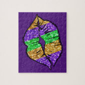 Mardi Gras Kiss Jigzaag Puzzle Legpuzzel (Verticaal)