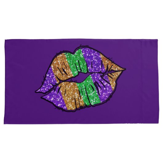 Mardi Gras Kiss Kussenslopen (Voorkant-Rechts)