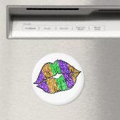 Mardi Gras Kiss Magnet (Insitu (Vaatwasser))