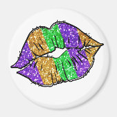 Mardi Gras Kiss Magnet (Voorkant)