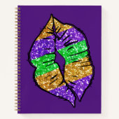 Mardi Gras Kiss Notitieboek (Voorkant)