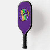 Mardi Gras Kiss Pickleball Racket (Links)