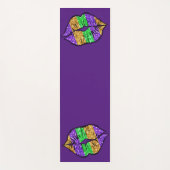 Mardi Gras Kiss Yoga Mat (Voorkant)