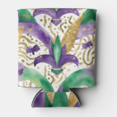 Mardi gras kleuren Koeler (Voorkant)