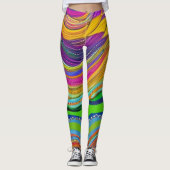 Mardi Gras kleuren met leggings voor kralen (Voorkant)