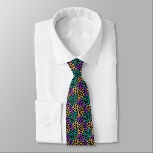 Mardi Gras Kleurpatroon Stropdas
