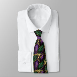 Mardi Gras Kleurpatroon  Stropdas