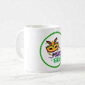 Mardi Gras koffiemok (Voorkant links)