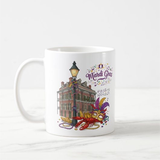 Mardi Gras Koffiemok (Links)