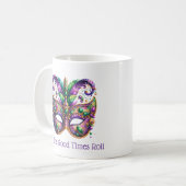 Mardi Gras Koffiemok (Voorkant links)